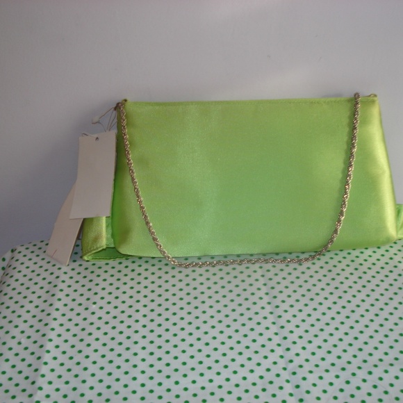 Firm. NWT vintage lime green purse - Picture 3 of 4